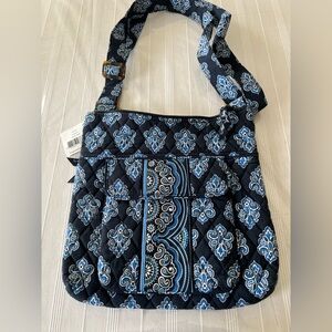 Vera Bradley Blue and Black Crossbody Bag, NWT